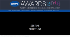 Desktop Screenshot of building-awards.com