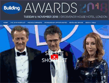 Tablet Screenshot of building-awards.com